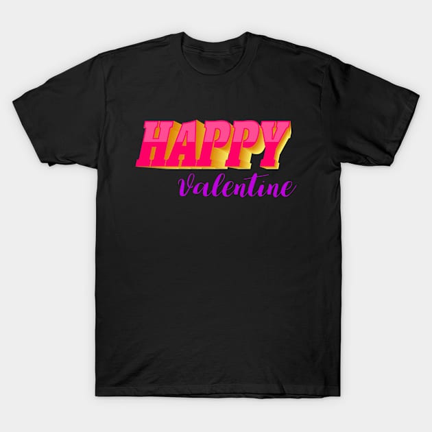 greetings for happy valentine's day T-Shirt by pleasuretshirt